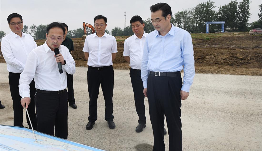 市領導調研推進環洪澤湖公路建設工作 抓進度 保質量 全力...