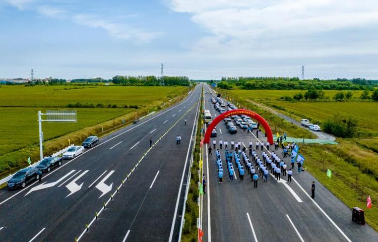 348省道淮安區段（白馬湖農場至范集段）順利通車